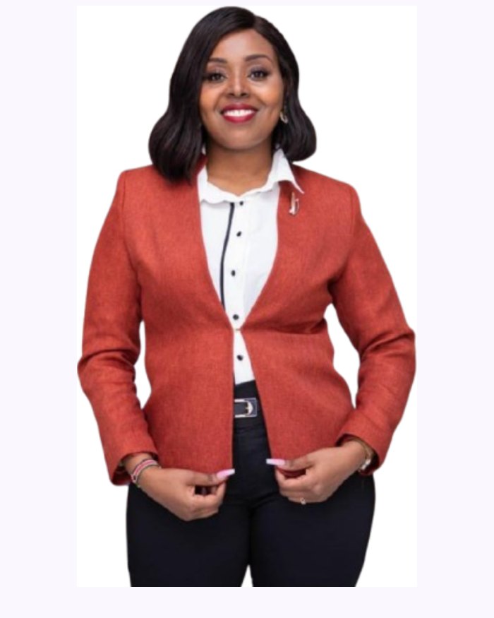 Suela Dark Red Blazer